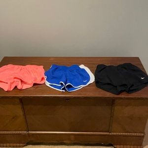 3 pairs of Nike shorts